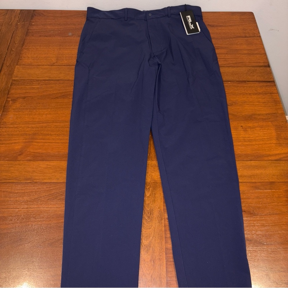 RALPH LAUREN RLX GOLF NAVY PANTS SIZE 32 X 32 SHORT INSEAM MEN NWT $148.00